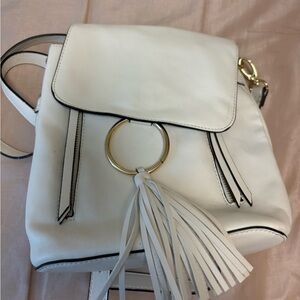Forever 21 Mini Backpack White